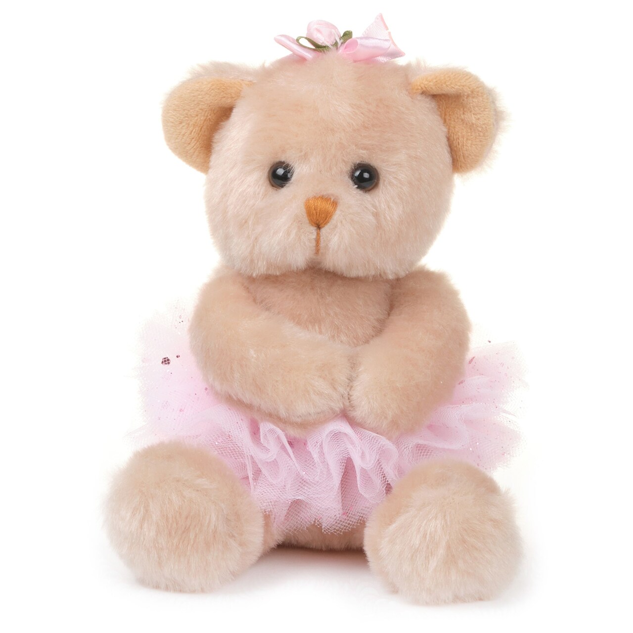Bearington Collection Bella Plush Ballerina Teddy Bear Stuffed Animal, 6 Inch, For Ages 3-14